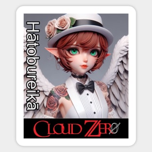 Cloud Zer0 Angel Girl Sticker